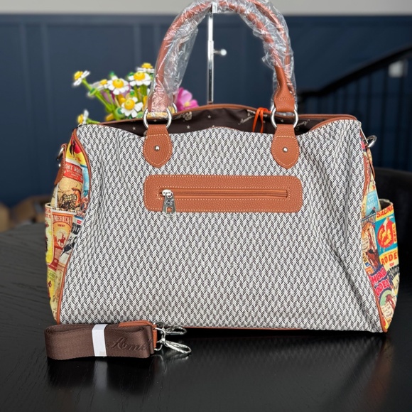 American Bling by Montana West Weekender Bag NWT - Picture 4 of 7